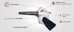 Specco Elektrikli Üfleyici 400W SP-2010