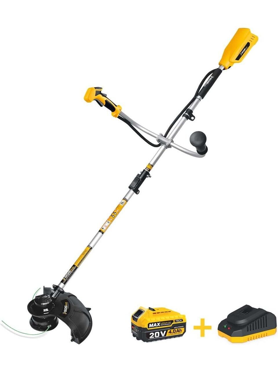 Sgs Tırpan Seti 20 Volt 4.0Ah 90Dk Hızlı Şarj / 2 Kademeli Hız Ayarı