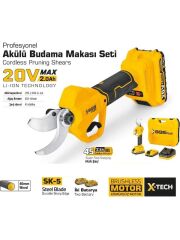 Sgs 5555 Akülü Budama Makası 20V Kömürsüz Motor