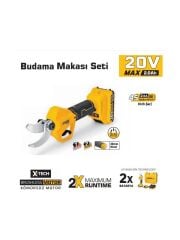 Sgs 5555 Akülü Budama Makası 20V Kömürsüz Motor