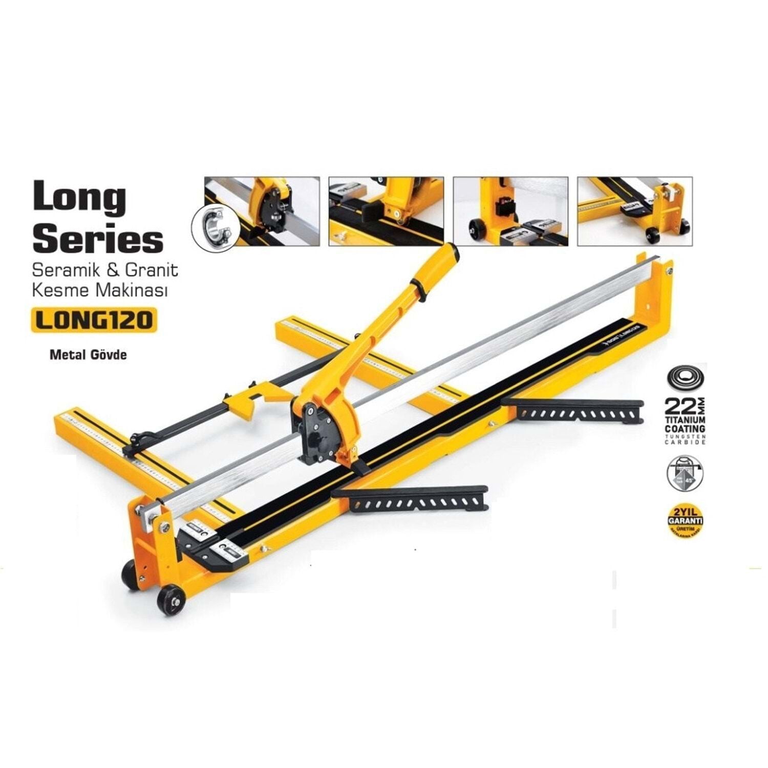 SGS Seramik Granit Kesme Makinası Long 120-1200mm