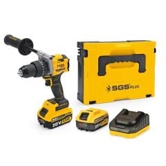 SGS 5533 DARBELİ MATKAP SETİ 20 VOLT 130 Nm Tork 2*4.0Ah (KÖMÜRSÜZ MOTOR)