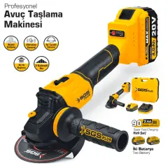 SGS 5510 Akülü Avuç Taşlama Makinası Sprial 20 Volt 4 Amper