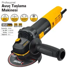 SGS 5108 Profesyonel 115-125MM Avuç Taşlama Sprial Makinesi 850 Watt