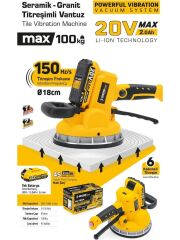 5415 Akülü Seramik - Granit Titreşimli Vantuz 20 V 1 x 2.0 Ah