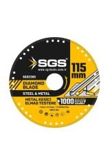 SGS2365 Elmas Multi Metal Kesici 115 mm (2 ADET GÖNDERİM)