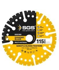 SGS2360 ÇOK AMAÇLI KESİCİ 115MM (2 ADET GÖNDERİM)