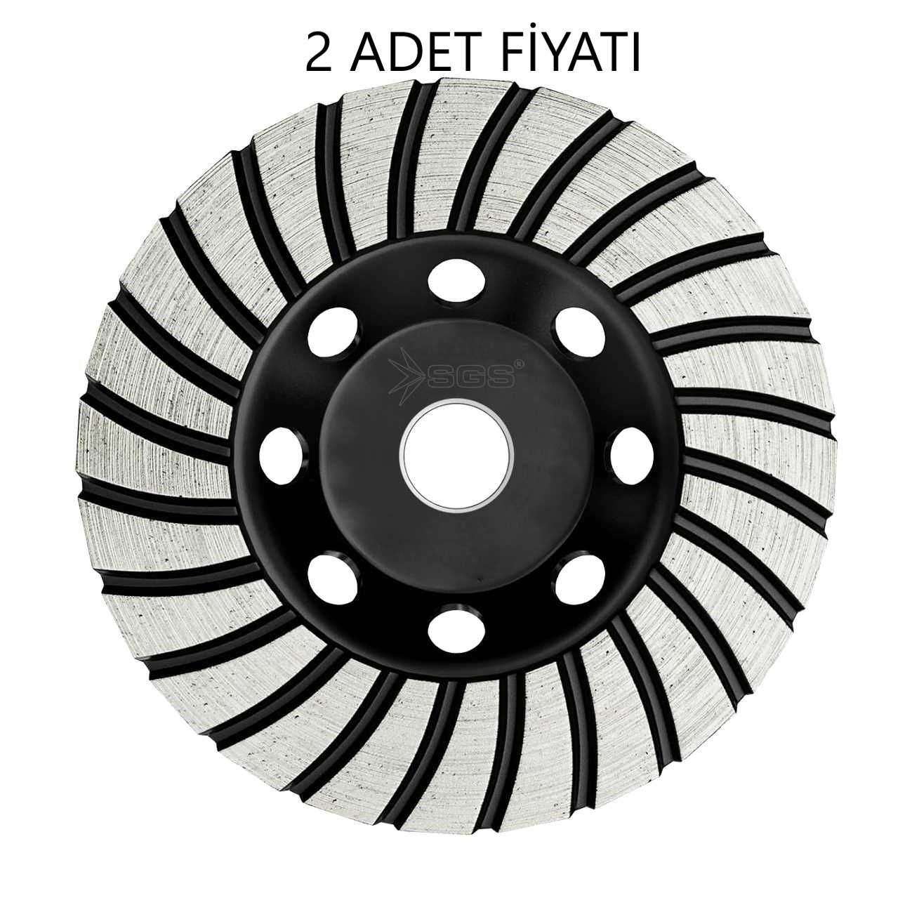 SGS 2310 Turbo Elmas Beton Taşlama Diski 115 Mm (2 ADET GÖNDERİM)