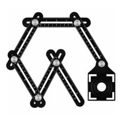 SGS 970 - Alüminyum Şablon Cetveli 6 Açılı