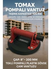 TOMAX Pompalı Seramik ve Cam Vantuzu