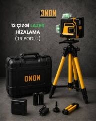 ONON 12 ÇİZGİ LAZER HİZALAMA ( TRİPODLU )