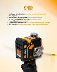 ONON 16 ÇİZGİ LAZER HİZALAMA (TRİPODLU)